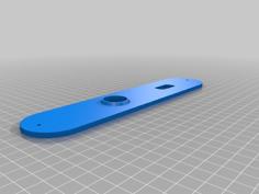 Schlossblende / Door Lock Cover 3D Printer Model