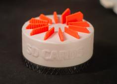 Clicking SD Card Holder 3D Printer Model