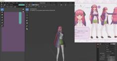 Nino Nakano (the Quintessential Quintuplets) 3D Printer Model