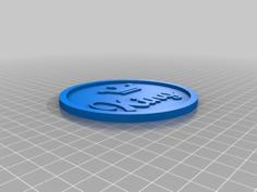 King Coaster 3D Printer Model