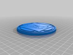 Cowboy Boots Southwestern Coaster 100mm 3D Printer Model