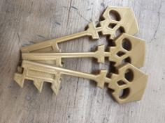 Borderlands Golden Keys 3D Printer Model