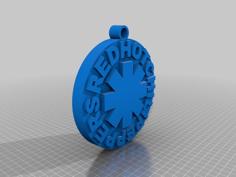 RHCP Keychain 3D Printer Model