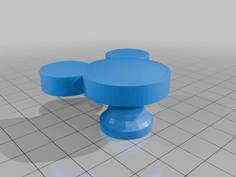 Mickey Cabinet/Drawer Knob 3D Printer Model