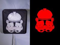 StormTrooper LED Light/Nightlight 3D Printer Model