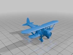 Fiat CR42  (1/144) 3D Printer Model