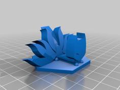 Naruto Kurama Kyuubi Smartphone Stand (Fixed) 3D Printer Model