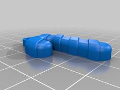 Christmas Candycan Keychain 3D Printer Model