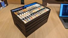 Laser Cut Mobile Paint Storage