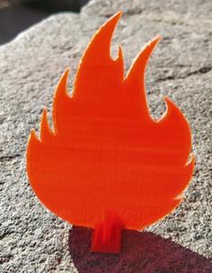 Jouet En Forme De Flamme – Fire Toy 3D Printer Model