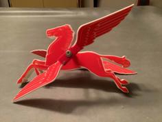 Pegasus Whirligig 3D Printer Model