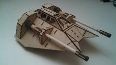 Laser Cut Snowspeeder