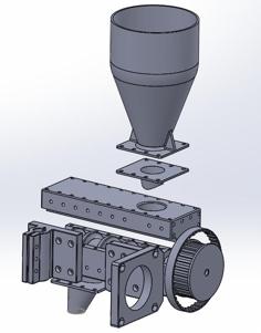 Pellet Dispenser 3D Printer Model