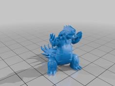 Pokemon Primal Groudon #383 – Optimized For 3D Printing 3D Printer Model