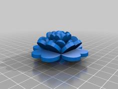 Heart Flower 3D Printer Model