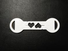 Couple Keychain 3D Printer Model