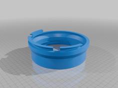 Mobile Air Conditioner Exhaust Duct Adapter 3D Printer Model