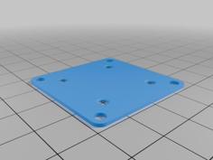 Flight Controller Or ESC Isolator Plate Adapter 20×20 30×30 3D Printer Model