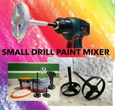 Small Drill Paint Mixer 3D Printer Model