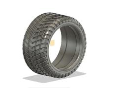 Slot Car Tyre (Scalextric) 3D Printer Model