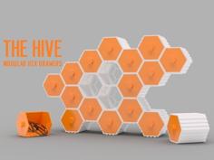 The HIVE – Modular Hex Drawers 3D Printer Model