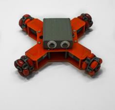 Lasercut Robot Using OmniWheels 3D Printer Model