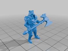 28mm Royal Knight For Wargaming 3D Printer Model