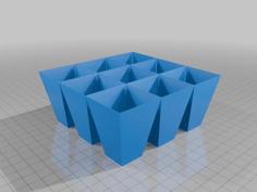 Seedling Trays With Push Bases 3D Printer Model