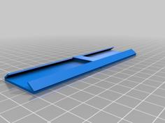 Barrier Strip End Flattener For Robotic Vacuum Barrier 1″ 3D Printer Model