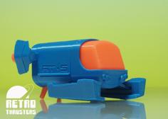 Retro Thrusters RT5 – Sci-fi Spaceship Toy – No Supports 3D Printer Model