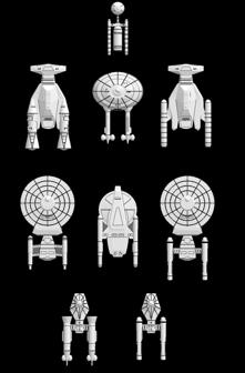 Pre-TOS Federation Ships: Star Trek Starship Parts Kit Expansion #12 3D Printer Model