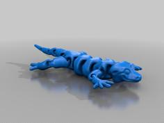 Gargoyle Gecko Jointed Remix 3D Printer Model