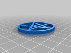 Earrings Anthrax Rock Metal Band Simplistic Model PLA 3D Printer Model