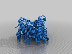 CYP1A2 (Cytochrome P450 1A2) 3D Printer Model