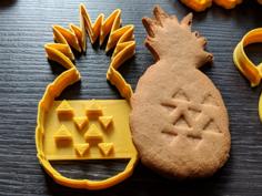 Cookie Cutter – Pineapple – Works Super Easy, Great Results 3D Printer Model