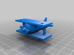 Biplane Mirror Hanger 3D Printer Model