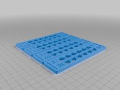 48 Port RJ45 Cable Keeper 3D Printer Model