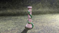 Greek Gardens – Greek Column With Vines 3D Printer Model