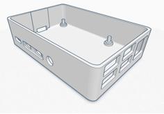 Raspberry Pi 4 Case 3D Printer Model