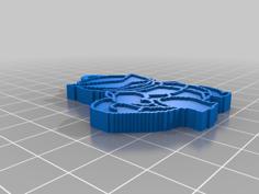 Squirtle Keychain 3D Printer Model