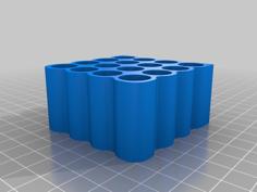 4 X 4 AA Battery Holder 3D Printer Model