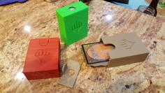 Deck Box With MTG Symbol 3D Printer Model