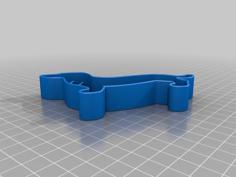 Daschshund Cookie Cutter Remix 3D Printer Model