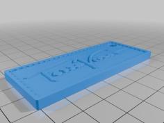 TESSA VIOLET Keychain 3D Printer Model