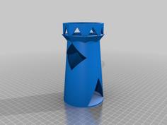 Aquarium Lighthouse 3D Printer Model