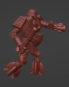 Chinese Hatchetman Mecha 3D Printer Model