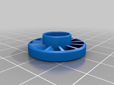 Rotary Tool Fan For Dremel/Craftsman 3D Printer Model