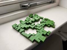 Minecraft Vine 3D Printer Model