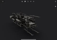 Babylon 5 Merchant Navy Raider Q Ships 3D Printer Model