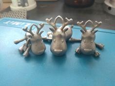 Steel Hoolow Reindeer 3D Printer Model